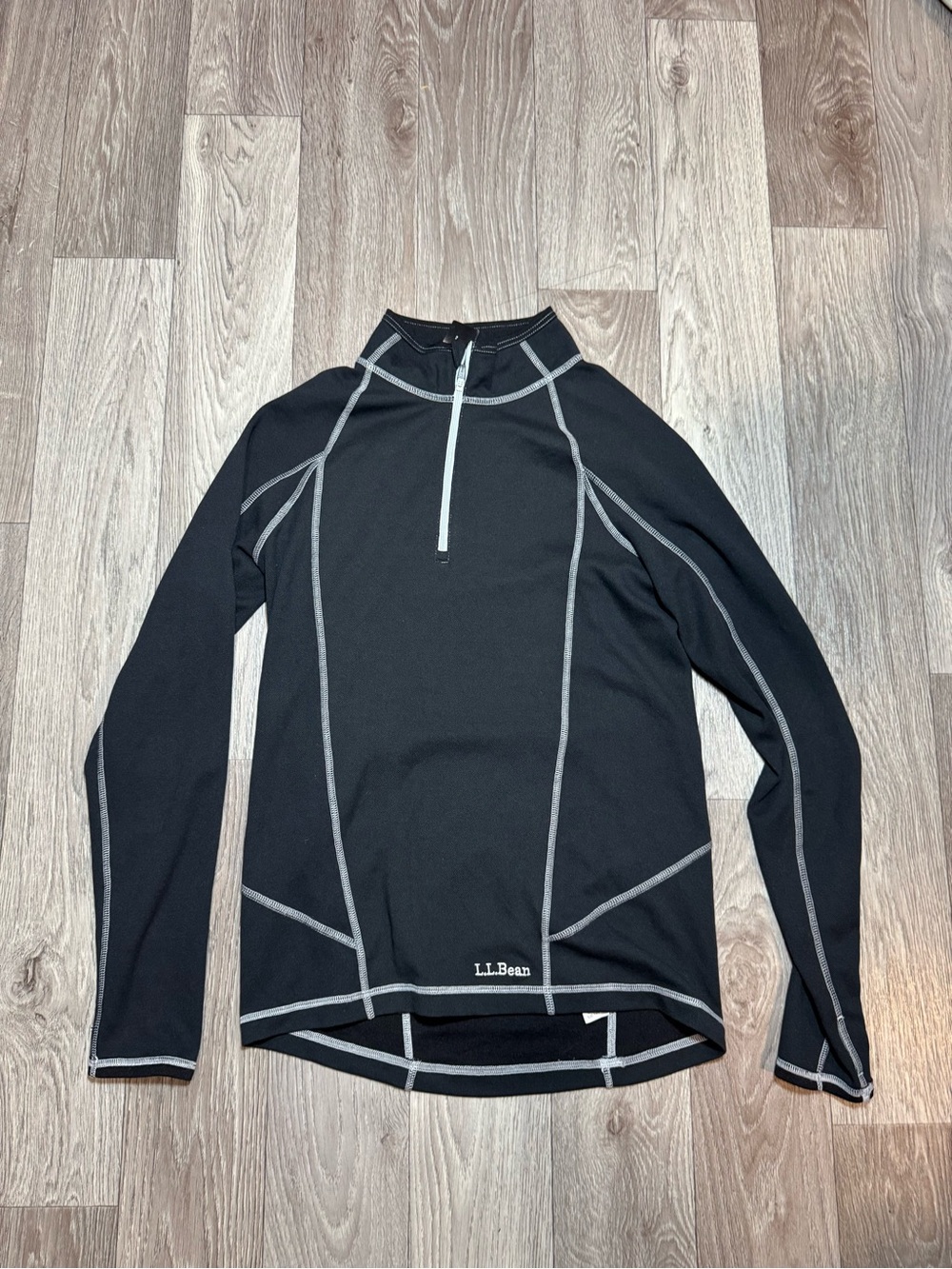 LL Bean NWT Womans Polartec 1/4 Zip Pull Over Size Small